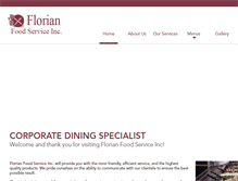 Tablet Screenshot of florianfoodservice.com